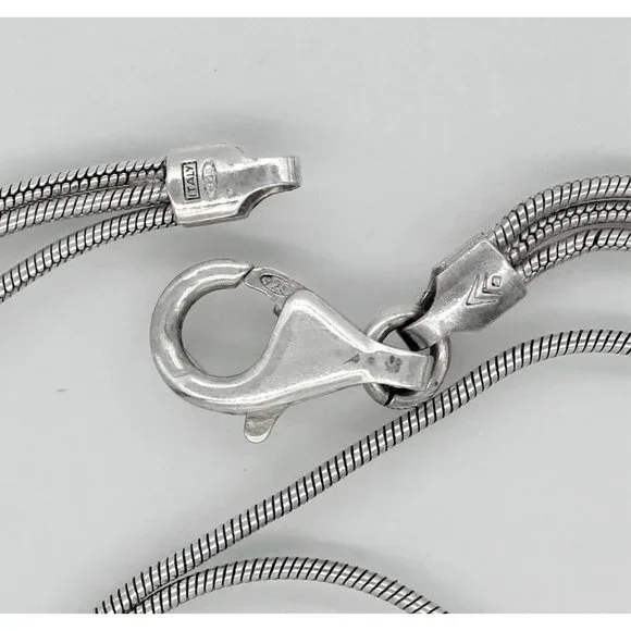 925 STERLING SILPADA Thoreau 3 strand necklace VINTAGE w/patina  16" - Picture 5 of 6